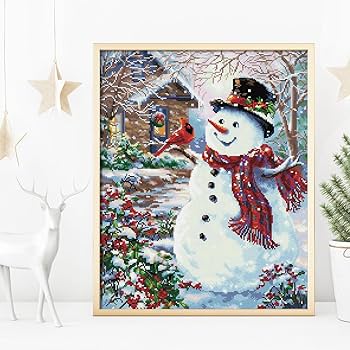 Amazon.com: DIAMOND DOTZ Kits - Snowman & Feathered Friend